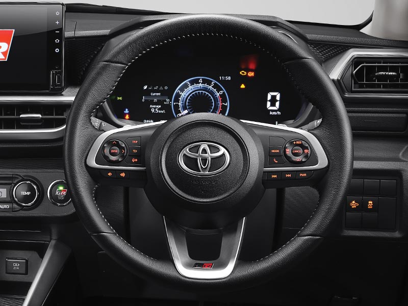 New Exclusive GR Steering Wheel (All 1.0T GR Sport Type)