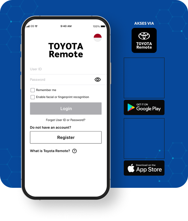 T Intouch dengan Toyota Remote, aplikasi mTOYOTA dan layanan berlangganan 3 tahun