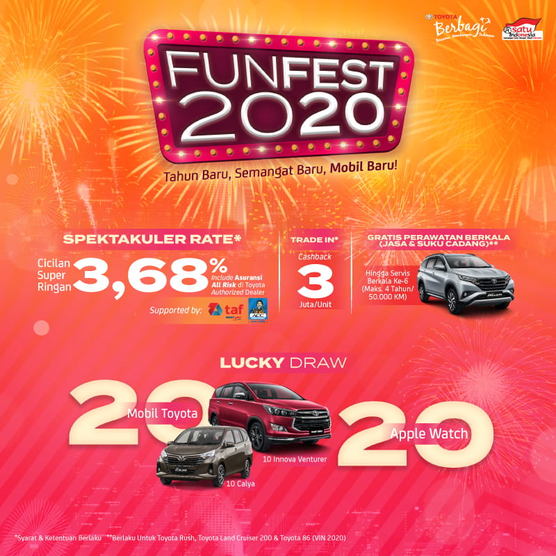 Pengumuman Pemenang Funfest Periode 1 PT. Toyota Astra Motor Mobil