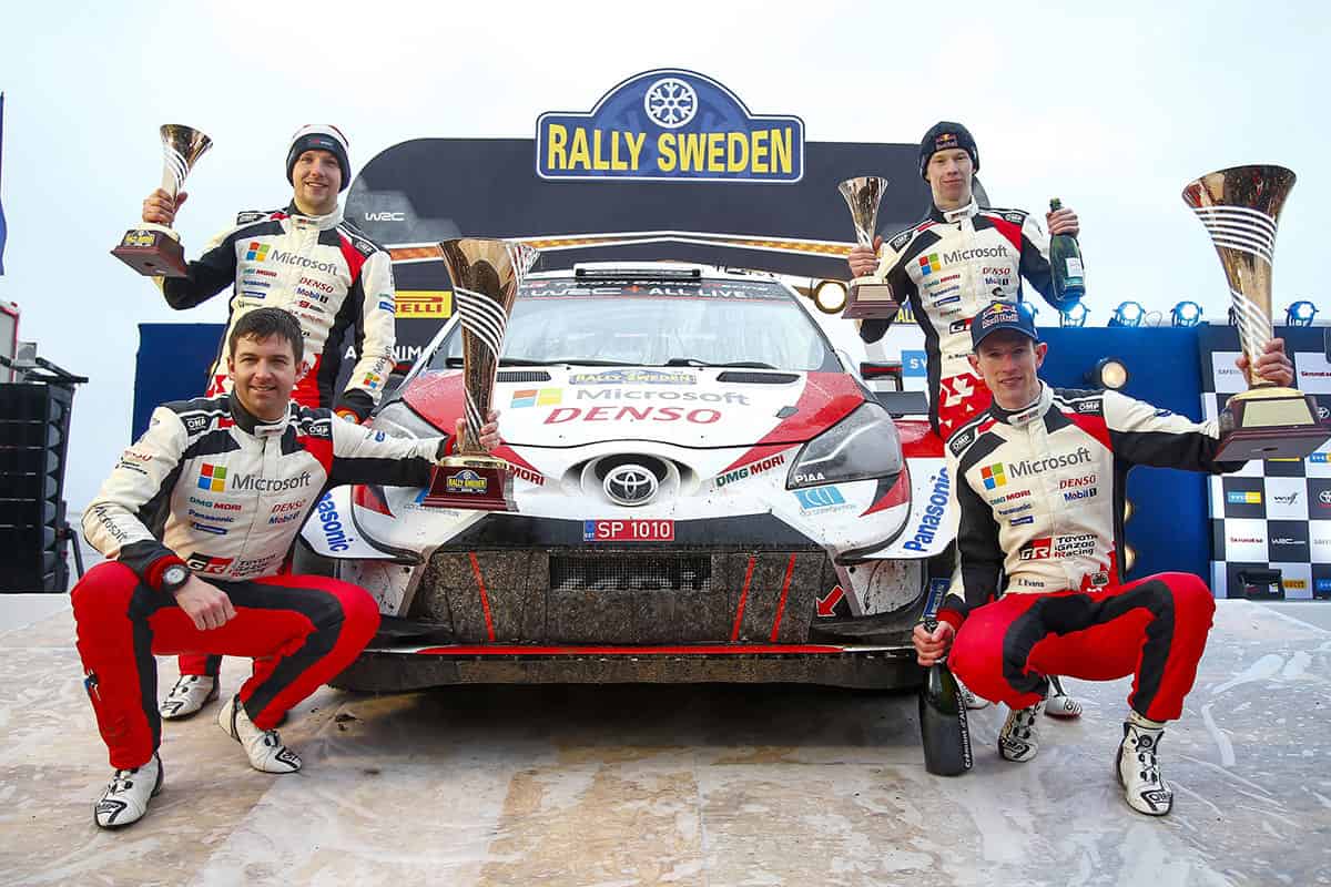 Daftar Pembalap TOYOTA GAZOO Racing di Kejuaraan Dunia Reli WRC 2021 Menggunakan Toyota Yaris WRC