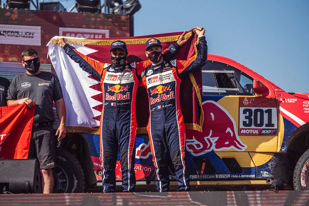 Pembalap TOYOTA GAZOO Racing Raih Podium Juara Ke-2 Reli Dakar 2021