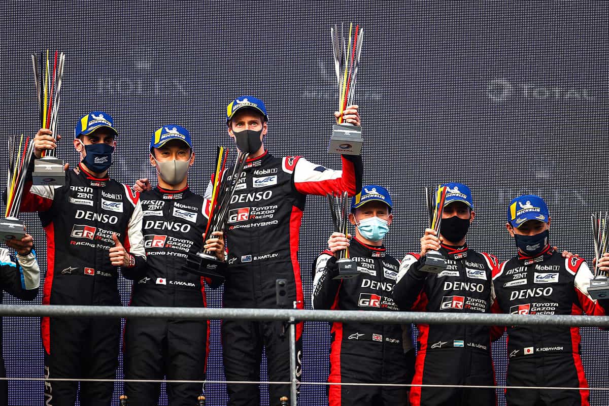 TOYOTA GAZOO Racing Meraih Podium Juara 1 dan 3 Balap Ketahanan Dunia di Sirkuit Spa Belgia