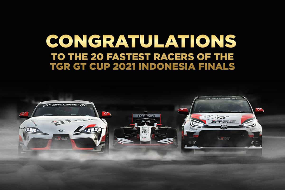 Daftar Peserta e-Motorsport TOYOTA GAZOO Racing GT Cup 2021 yang Lolos Babak Kualifikasi