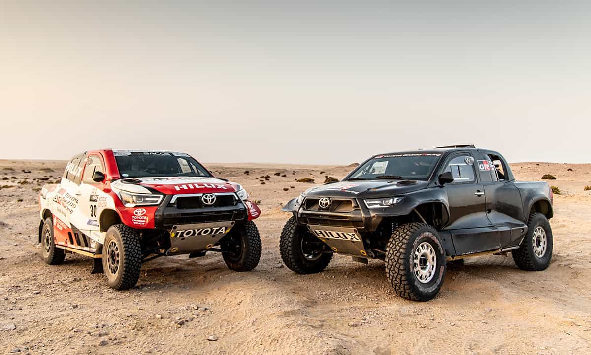 Andalkan Hilux Bermesin Land Cruiser 300, TOYOTA GAZOO Racing Siap Tampil Maksimal di Reli Dakar 2022 