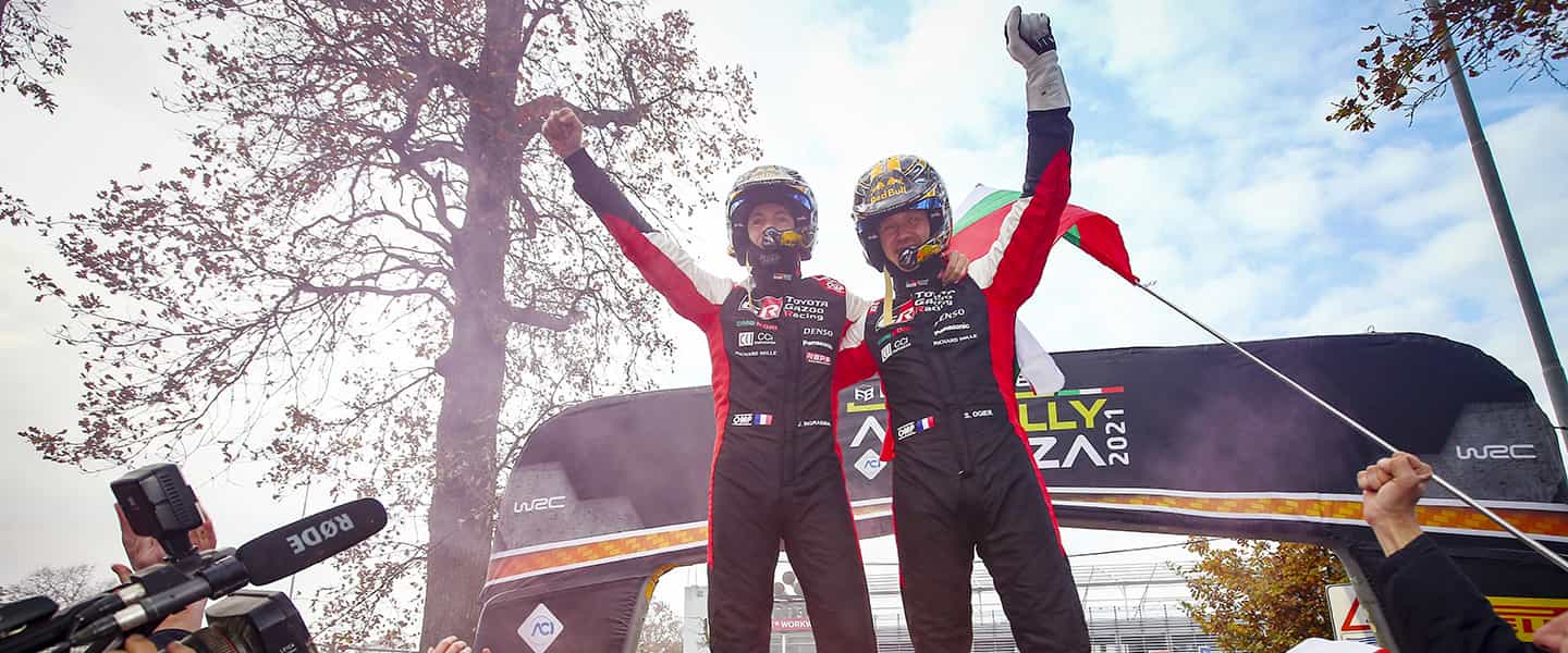 Andalkan Yaris WRC, TOYOTA GAZOO Racing Sukses Sandingkan Gelar Juara Dunia Pabrikan dan Pereli WRC 2021
