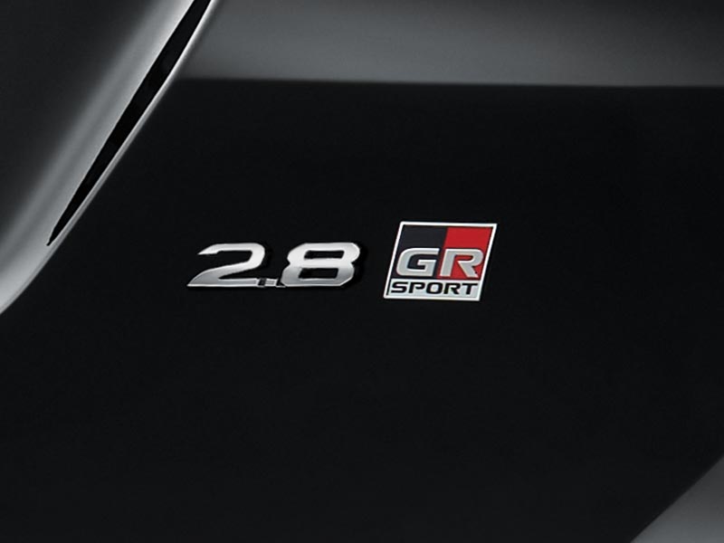 New GR Grade Emblem (2.8 GR Sport Type)