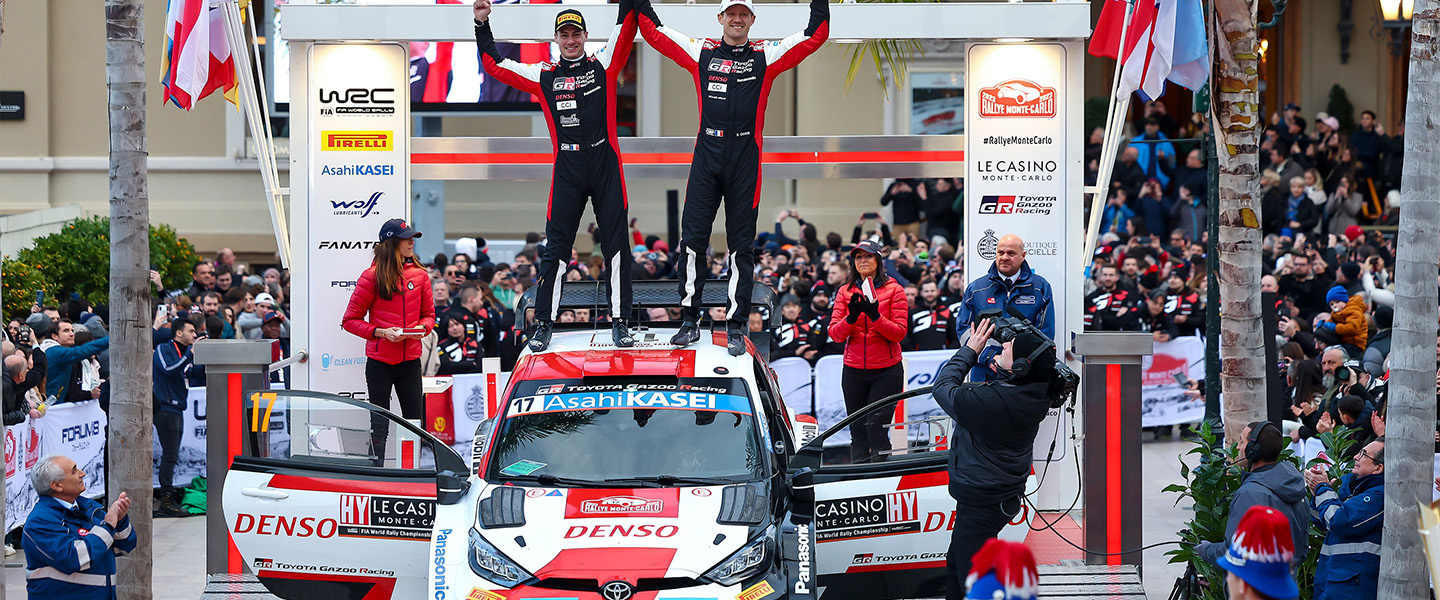 TOYOTA GAZOO Racing Meraih Gelar Juara ke-1 dan ke-2 Reli Monte Carlo Sebagai Seri Pembuka WRC 2023 