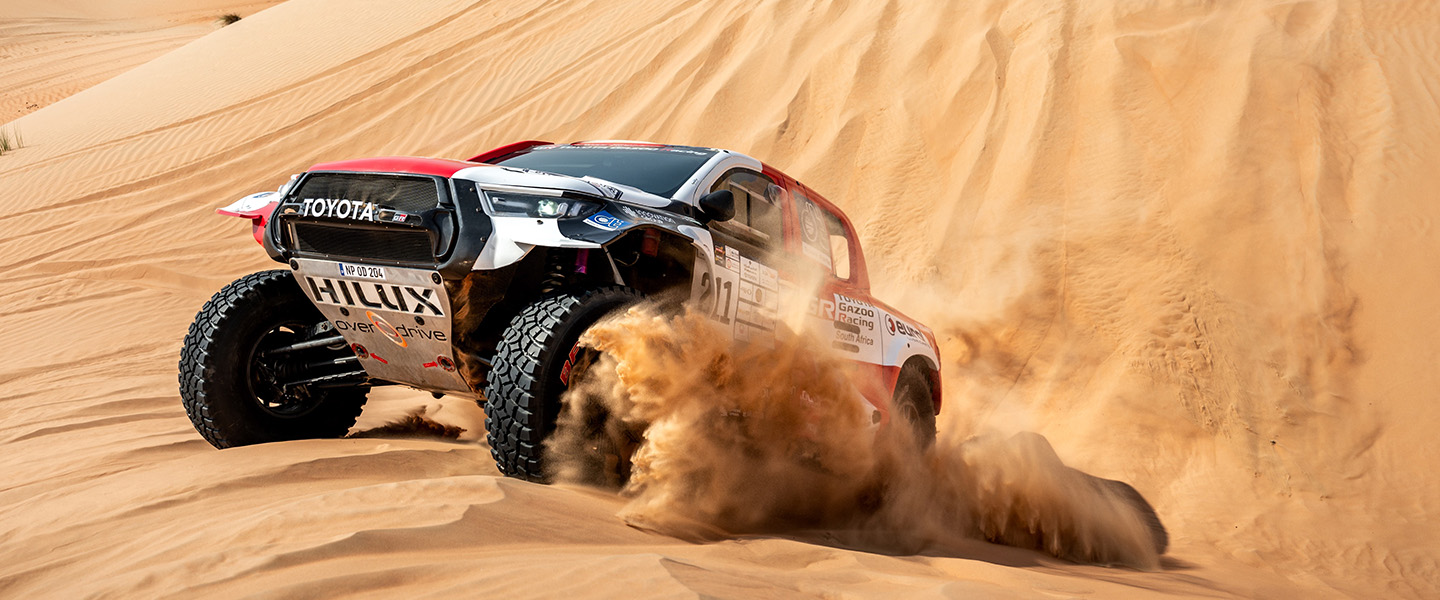 TOYOTA GAZOO Racing Pertahankan Klasemen Pabrikan W2RC 2023 Setelah Berjuang di Abu Dhabi Desert Challenge