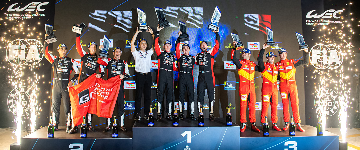 TOYOTA GAZOO Racing Dominasi Seri Pembuka WEC 2023 dengan Raih Podium Ganda 1-2 di 1000 Miles of Sebring