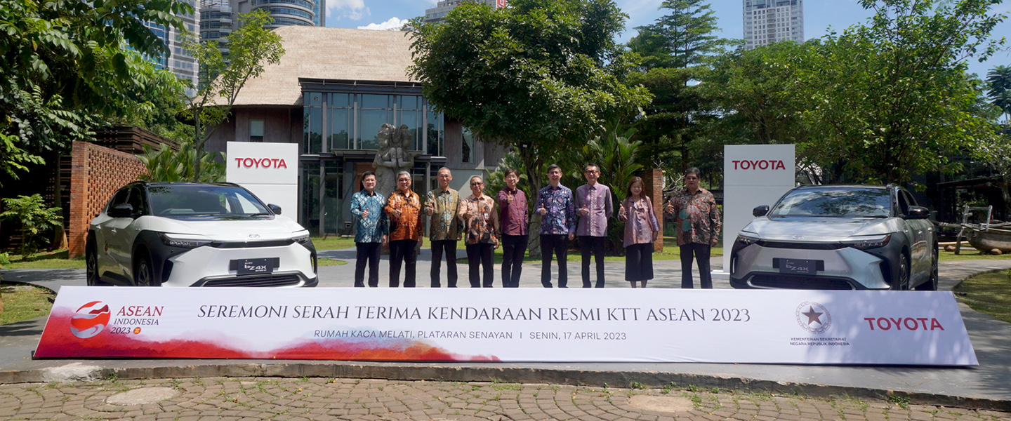 Toyota Siapkan 65 Unit Kendaraan Listrik bZ4X Untuk Dukung Mobilitas Bebas Emisi di Konferensi Tingkat Tinggi ASEAN