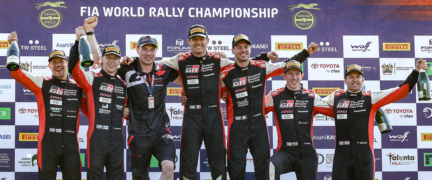 Outstanding Performance, TOYOTA GAZOO Racing Meraih Posisi 1-2-3-4 Safari Kenya Rally 2023 Untuk Kedua Kali Berturut-turut