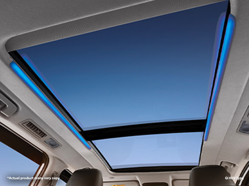 New Panoramic Retractable Roof (All Q HEV & All V HEV Type)