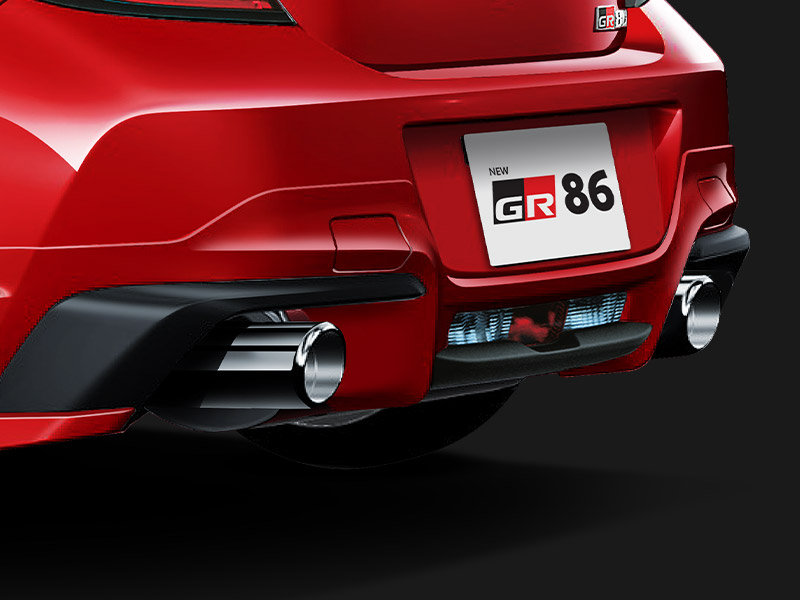 Powerful GR Rear Bumper Spoiler