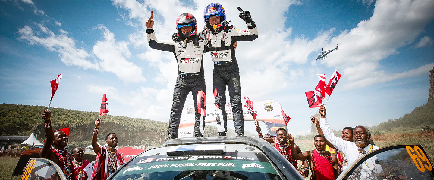 TOYOTA GAZOO Racing Raih Podium Pertama dan Kedua Safari Rally Kenya yang Legendaris, Juara Pertama Empat Tahun Berturut-turut 