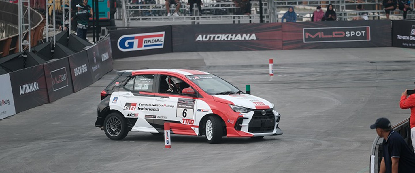 Konsisten Raih Podium, Toyota GAZOO Racing Indonesia Pertahankan Puncak Klasemen di Kelas Bergengsi A & F pada Seri ke-3 MLDSPOT Autokhana Kejurnas Slalom 2023