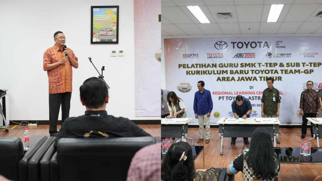 Sambutan Bp. F. Soerjopranoto (T-TEP Project EGM) dan Penandatanganan Nota Kesepahaman T-TEP